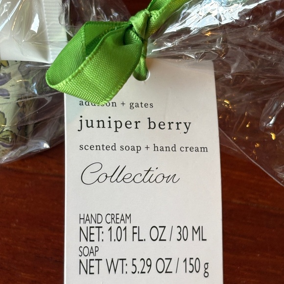 Bundle - Juniper Berry Scented Soap, Moisturizing Hand Cream and More - Picture 4 of 7